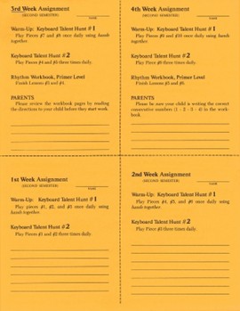 2nd Semester Class Lesson Sheets by for