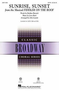 Sunrise Sunset - from Fiddler on the Roof