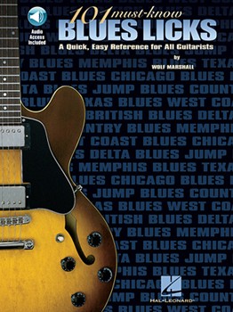 101 Must-know Blues Licks by Marshall Wolf - Wolf Marshall - for Guitar Tab