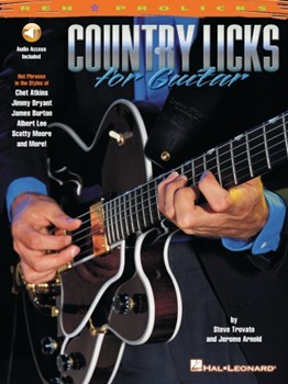 Country Licks For Guitar by Trovato Steve/arnol for Guitar w/c