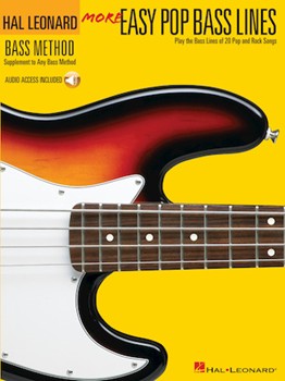 More Easy Pop Bass Lines by Various - Hal Leonard Bass Met - Various for Elec Bass