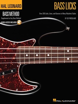 Bass Licks by Friedland Ed for Bass Method