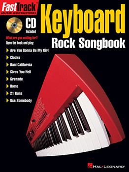 Hal Leonard Various   FastTrack Keyboard Rock Songbook - Book / CD
