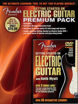 Fender Presents Getting Started on Electric Guitar - Premium Pack by Keith Wyatt for