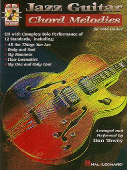 Jazz Guitar Chord Melodies by Towey Dan for Guitar (W / Cd)