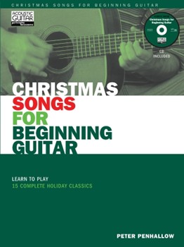 Hal Leonard Penhallow   Christmas Songs for Beginning Guitar - Book / CD
