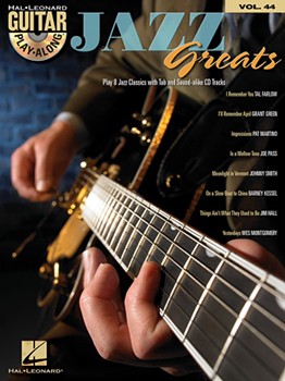 Jazz Greats by Various Various for Guitar (Guitar Play-along Vo)