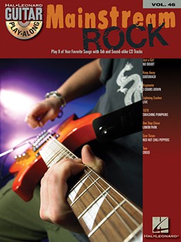 Mainstream Rock by Various Various for Guitar Tab (Guitar Play-along Vo)