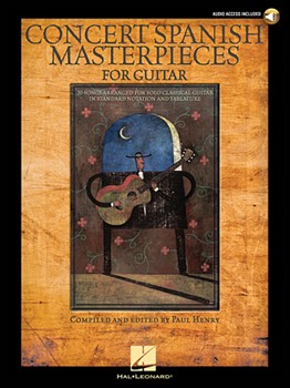 Concert Spanish Masterpieces For Guitar by Various - Henry Paul - for Guitar Tab