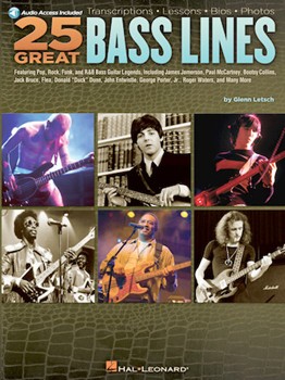 25 Great Bass Lines by - Letsch Glenn - for Elec Bass