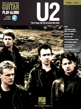 Hal Leonard   U2 U2 - Hal Leonard Guitar Play-Along Volume 121 - Book / CD