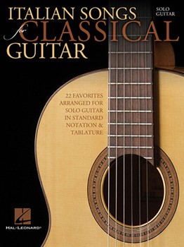 Italian Songs For Classical Guitar by Various for