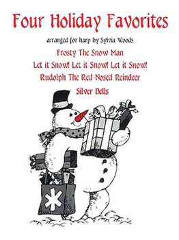 4 Holiday Favorites Arranged For Harp by Woods Sylvia - Sylvia Woods - for Harp Collection