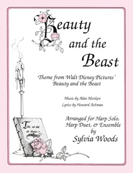 Beauty and the Beast by Menken and Ashman - Woods Sylvia - for Harp