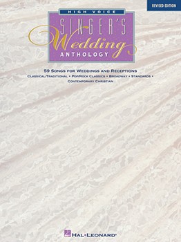 Singer's Wedding Anthology by Various for High Voice Collection