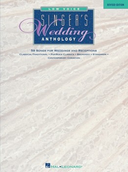 Singer's Wedding Anthology by Various for Low Voice