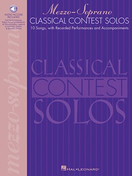 Classical Contest Solos For Mezzo-Sop/Alto w/online audio VOCAL