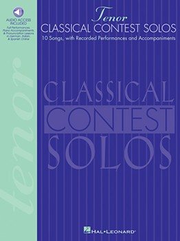 Classical Contest Solos - Tenor - With Access to Online Audio of Piano Accompaniments Tenor