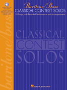 Classical Contest Solos For Baritone/bass w/online audio VOCAL