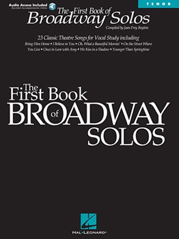 Hal Leonard Boytim Joan Frey Boytim  First Book of Broadway Solos - Tenor Book/CD