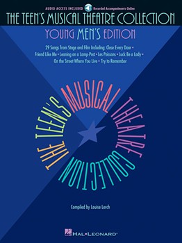 Hal Leonard  Lerch  Teen's Musical Theatre Collection - Young Men's Edition - Book  / Online Audio