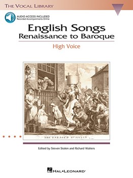 English Songs: Renaissance To Baroque by Various - Stolen S - for High Voice (Vocal Library - w/Audio Access)