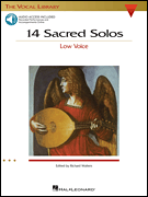 14 Sacred Solos For Low Voice w/online audio