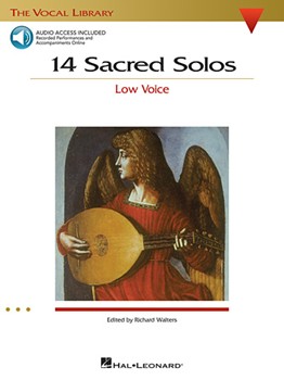 14 Sacred Solos For Low Voice w/online audio