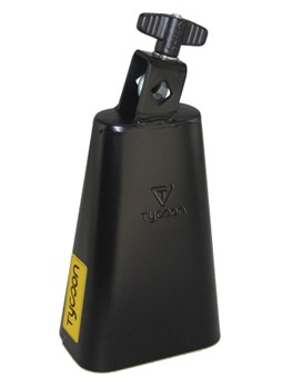 6 inch. Black Powder Coated Cowbell by for