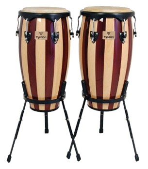 Conga & Tumba Drums 11-3/4 inch & 12-1/2 inch by for