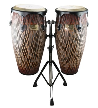 Supremo Series Select Chiseled Orange Congas by for