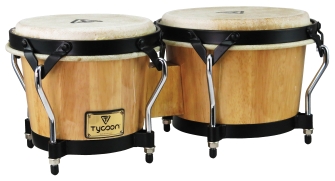 Supremo Series Natural Finish Bongos by for