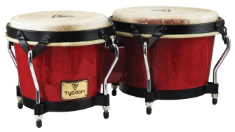 Supremo Series Red Finish Bongos by for