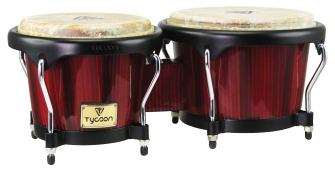 Artist Series Hand-Painted Red Finish Bongos by for