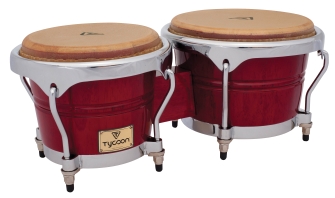 Concerto Series Red Finish Bongos by for
