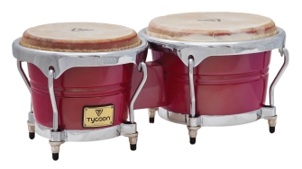 Concerto Series Red Spectrum Finish Bongos by for