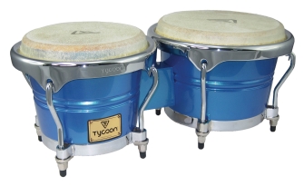 Concerto Series Blue Spectrum Finish Bongos by for