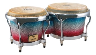 Master Platinum Tri-Fade Series Bongos by for