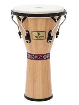 Supremo Series Natural Finish Djembe by for