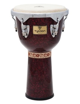 Concerto Series Red Pearl Finish Djembe by for