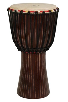 Hand-Carved African Djembe by for