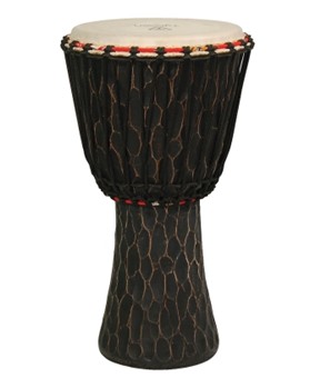 Master Handcrafted African Djembe by for