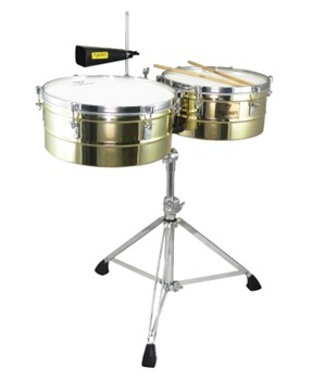 Brass Shell Timbales by for