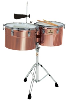 Extra-Deep Shell Antique Copper Timbales by for