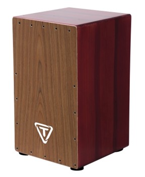 Artist Series Hand-Painted Red Cajon by for