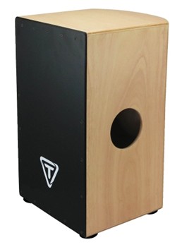 29 Roundback Series Cajon - Black Makah Burl Front Plate by for