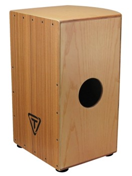 29 Roundback Series American Ash Cajon With Zebrano Front Plate by for