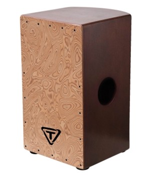 29 Roundback Series Bubinga/Makah Burl Cajon by for