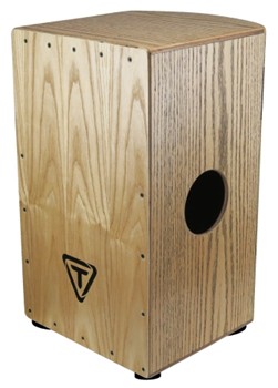 29 Roundback Series American Ash Cajon - Red Oak Front Plate by for
