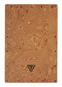 Makah Burl Cajon Replacement Front Plate by for